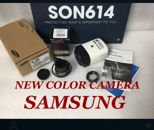 SAMSUNG SCB-2005N Security Color Camera W/ PENTAX 3.5-8mm 700TVL OSD NTSC NEW! - Picture 1 of 17