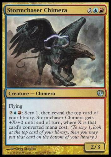 4x Magic the Gathering MTG Stormchaser Chimera Journey into Nyx LP - Picture 1 of 1