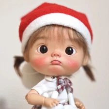 Handmade 1/6 BJD Doll Jointed Girl Eyes DIY Toy Face Up SD Cute Resin Toys Gifts