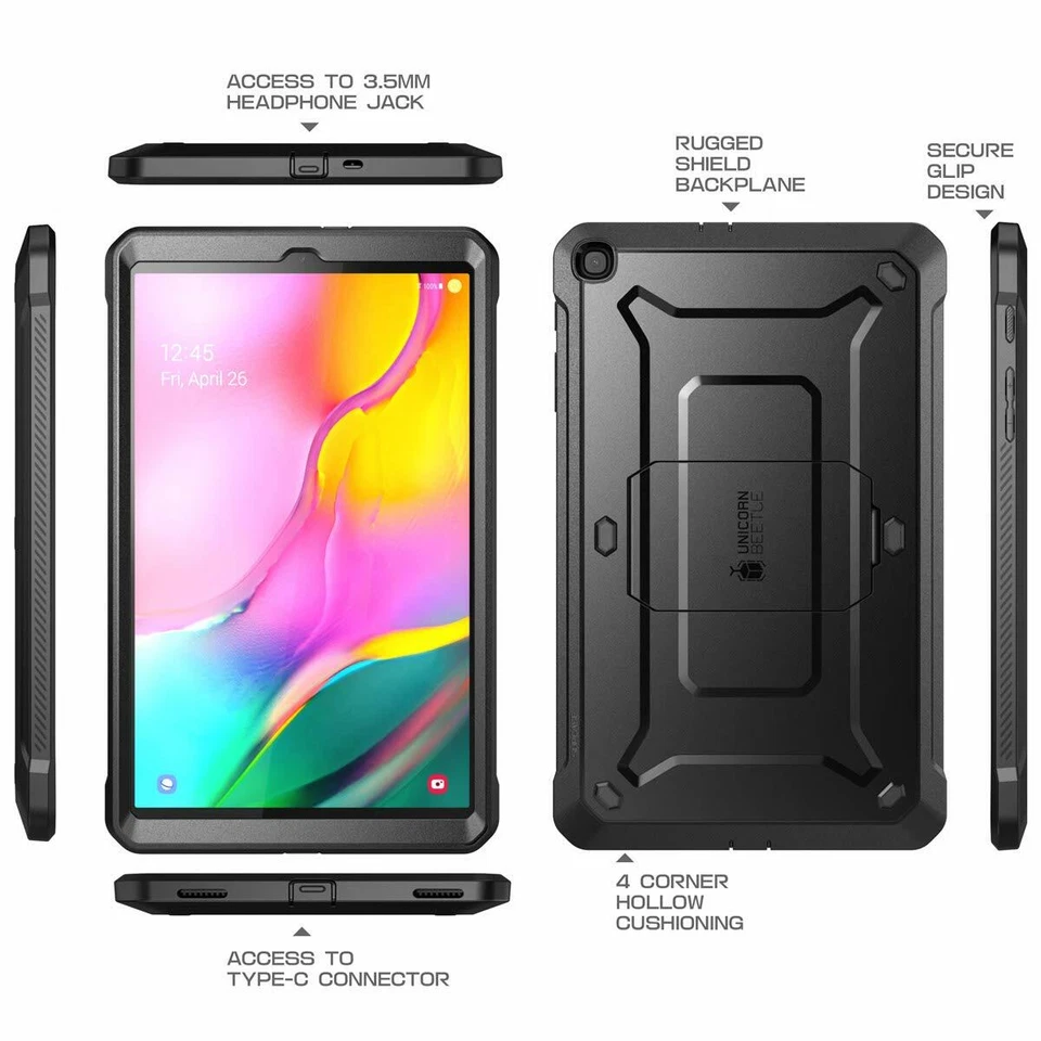 For Samsung Galaxy Tab A 8.0"/10.1" 2019, SUPCASE Full-Body Heavy Duty Case + SP - Image 4 of 4