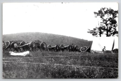 Military Artillery Scene H Clifton Thorbahn Lancaster PA J Fridy Postcard G44