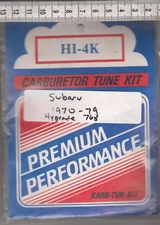 Carburetor kit for Subaru 1100, 1300, 1400, 1600 1970-79 Hitachi Royze #HI-4K