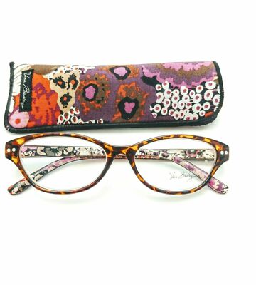 *SALE* NEW VERA BRADLEY Readers Reading Eyeglasses ADALYNN Rosewood +2.00