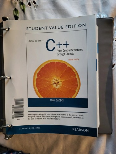 Starting Out with C++: From Control Structures through Objects Brief, Student V - 第 1/9 張圖片