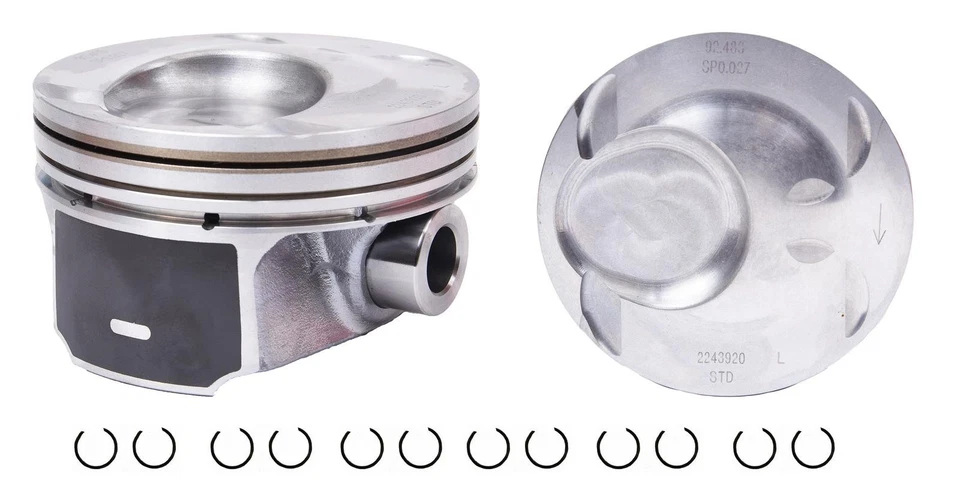PISTÓN ENGINETECH FORD 3.5L 213 DOHC TURBO TALLA STD Foto 3 de 4