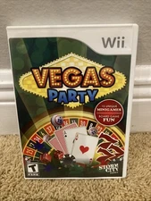 Vegas Party Nintendo Wii Video Game Complete With Manual - Tested!