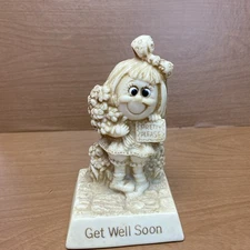 Vintage Russ Berrie & Co R&W Berrie 1978 Get Well Soon Figurine Statue