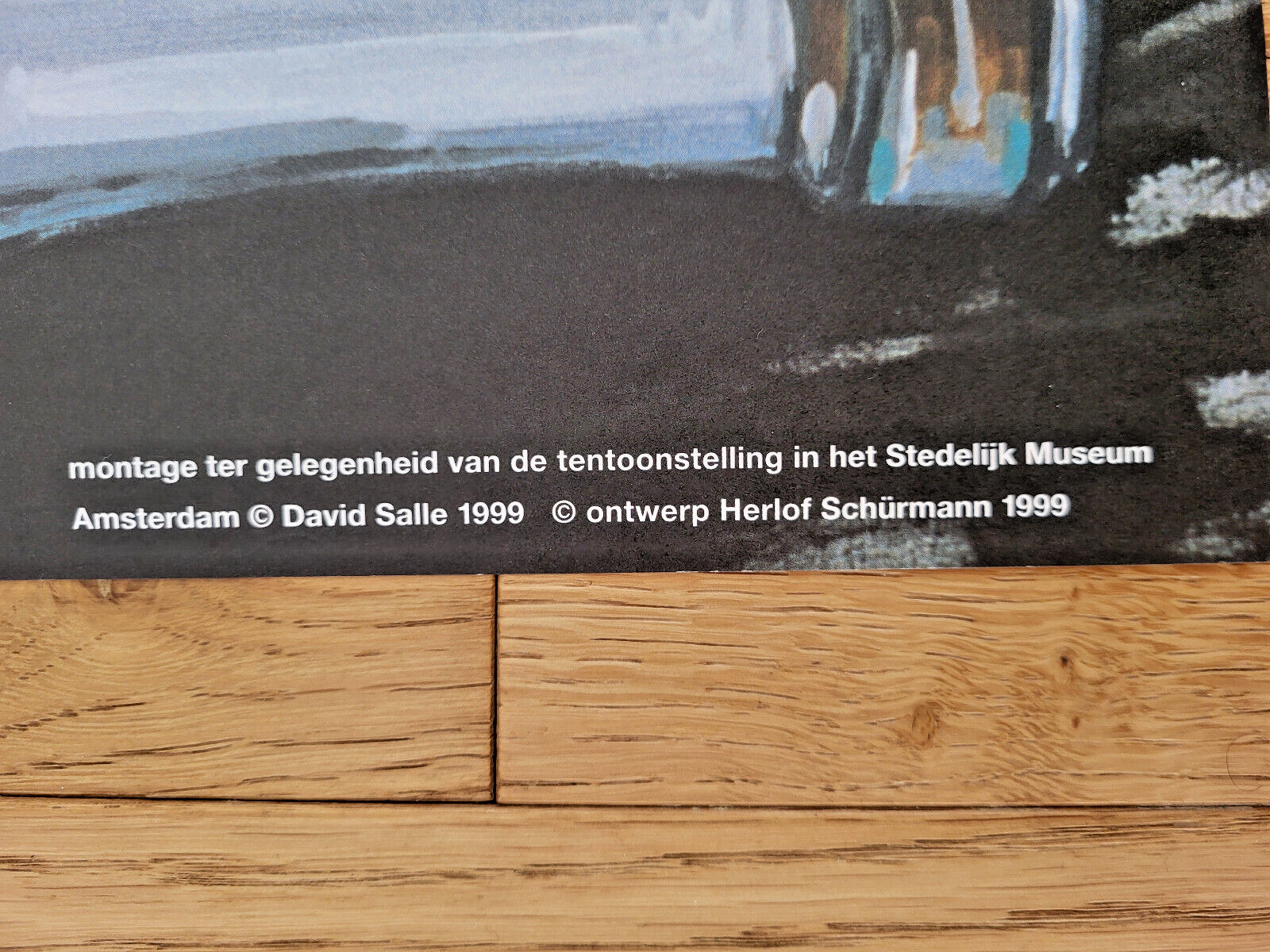 SALLE DAVID - AFFICHE EXPOSITION ORIGINALE - STEDELIJK MUSEUM AMSTERDAM NL... image 7