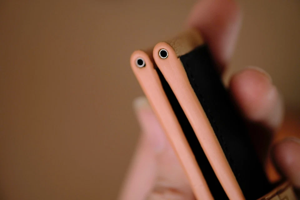 Correa hecha a mano beige PAM Officine Panerai costura negra talla 24 (o cualquier tamaño) Foto 4 de 4