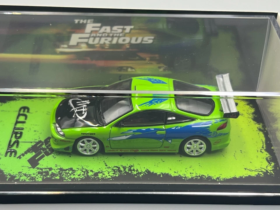 Brian's Mitsubishi Eclipse GSX The Fast and the Furious 1/64 scale with display - Image 2 of 4