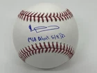 Riley Greene Autographed ROMLB Rawlings Baseball Tigers MLB Debut ! Fanatics