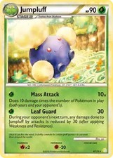 Jumpluff - 6/123 - Pokemon Heart Gold Soul Silver Holo Card NM