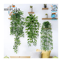 KüNstliche HäNgepflanzen Eukalyptus 3 StüCk 63Cm Wartungsfrei Indoor Outdoor