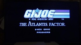 Nintendo NES G.I. Joe Atlantis Factor Video Game Capcom 1991