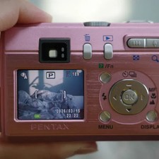 Pentax Optio S40 Digital Camera Pink 4MP Support English/Japanese Official