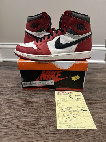 Talla 11 - Jordan 1 Retro Alto OG Chicago Reimaginado Lost & Found 2022 - Imagen 2 de 7