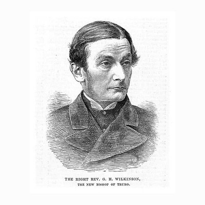 Rev George Howard Wilkinson Bischof von Truro - antiker Druck 1883