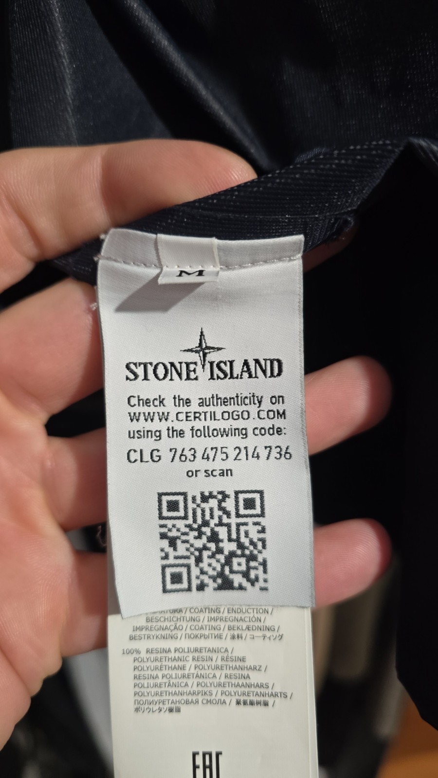 Stone Island Tank Shield Ghost Piece Long Mac Trench Coat Medium 22" PTP image 8