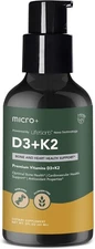 D3K2+ by Micro+ Vitamin Supplement w/ LifeSorb Technology D3 K2 Supplement New!!