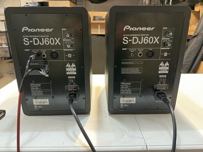 【レア】Pioneer S-DJ60X アクティブモニタースピーカー　2台セット Pioneer S-DJ60X Pair Active Reference 6” Studio Powered Monitor