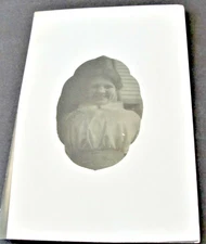 Pretty Young Lady Smiling-Real Photo Postcard (RPPC)-Stamp Box-AZO (1904-1918). 
