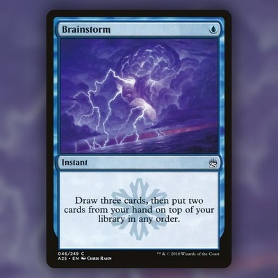 1x Brainstorm MTG Masters 25 LP