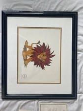 WALT DISNEY THE LION KING SIMBA MANE EVENT FRAMED SERICEL 1994