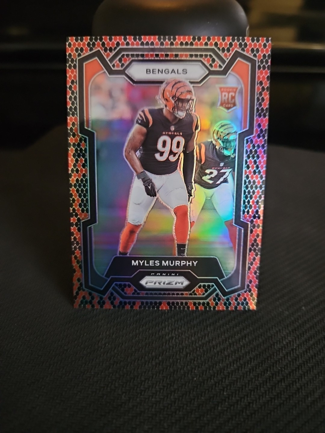 2023 Panini Prizm Prizms Snakeskin #320 Myles Murphy BENGALS RC ROOKIE