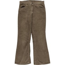 Vintage 2000'S Levi's bell-bottom corduroy pants men's size W32
