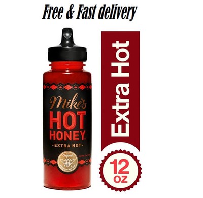 Mike's Hot Honey Extra Hot Honey with a Kick! Gluten-Free & Paleo, 12 oz