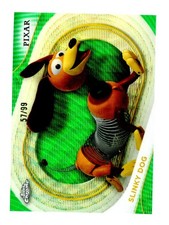 2025 TOPPS CHROME PIXAR #91 SLINKY DOG 57/99 GREEN REFRACTOR