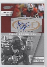 2008 SAGE Squared Auto Kenny Phillips Leodis McKelvin #A-55A Auto 2u3