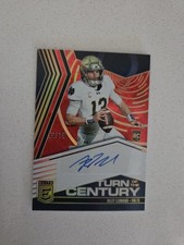 Riley Leonard 2025 Donruss Elite Turn of the Century Autograph TOC-RLE SP 55/75