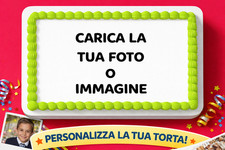 Stampa per torta personalizzatare rettangola con foto  immagine cialda per torta