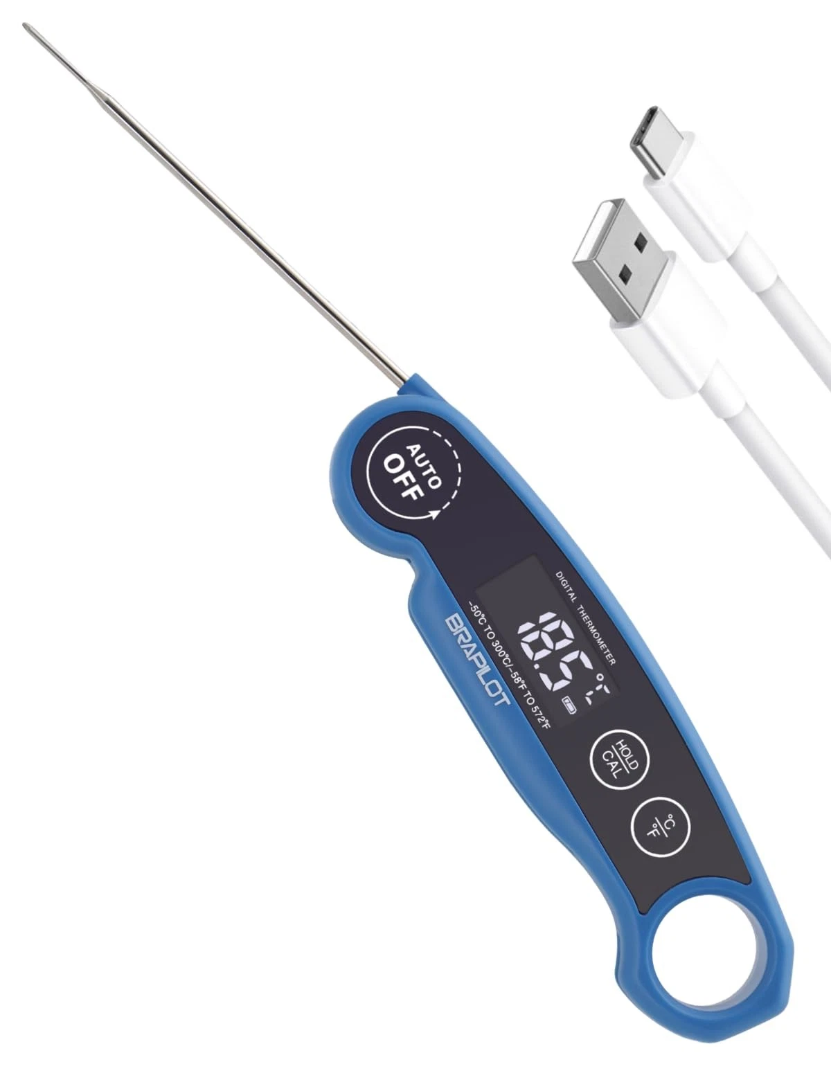 BRAPILOT Digital Meat Thermometer Rechargeable,Waterproof Kitchen Cooking The...
Opens in a new wind