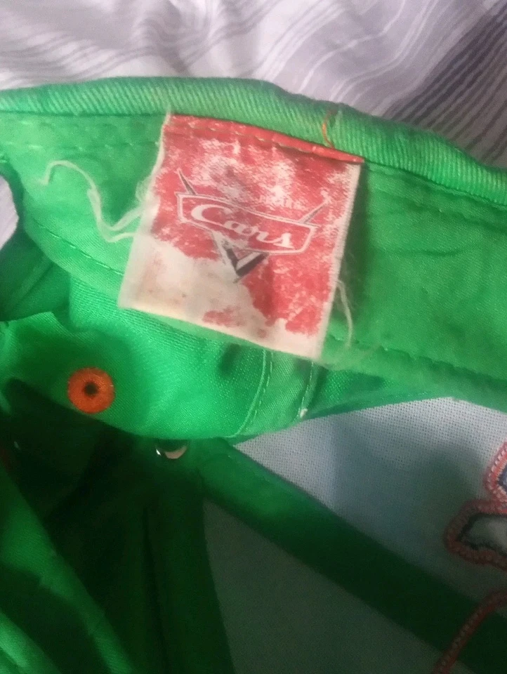 Gorra Cars Lightning McQueen verde para niños pequeños talla única 0296 Foto 3 de 3