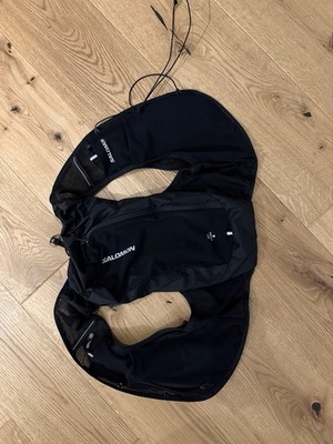 Salomon Adv Hydra Vest 8, Größe L, Schwarz Laufweste Trailweste Unisex
