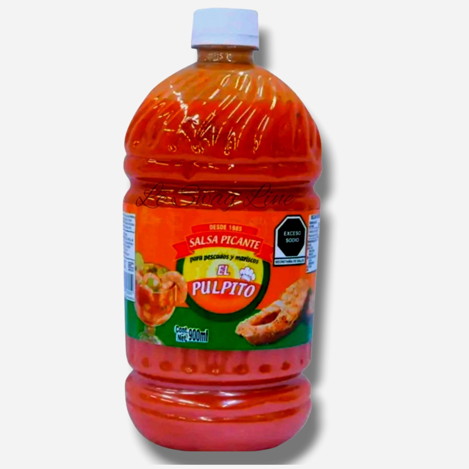 EL PULPITO SALSA PICANTE PARA MARISCOS / MARISCOS - 1 BOTELLA 900ml EA