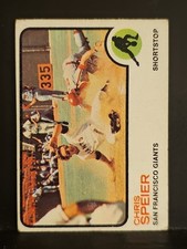 1973 Topps #273 Chris Speier GIANTS