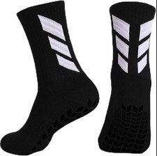1 Pair NEW Teen Men's Soccer Socks Anti Slip Non-Slip Football Sports Grip Socks