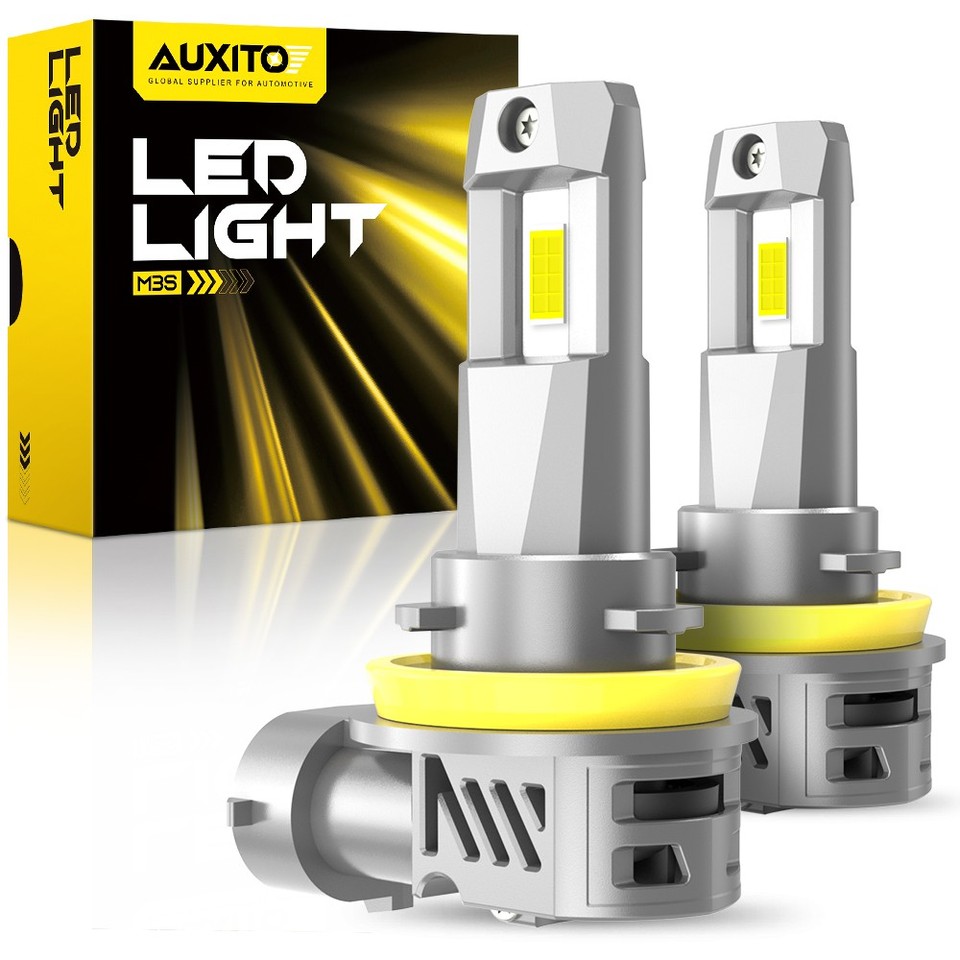 ODX H11 EBRYD LED Headlight Bulbs - Super Bright 6500K White Light, High And Low Beam, 6000 Lumens Per Pair, Easy Install For Cars, Trucks, SUVs