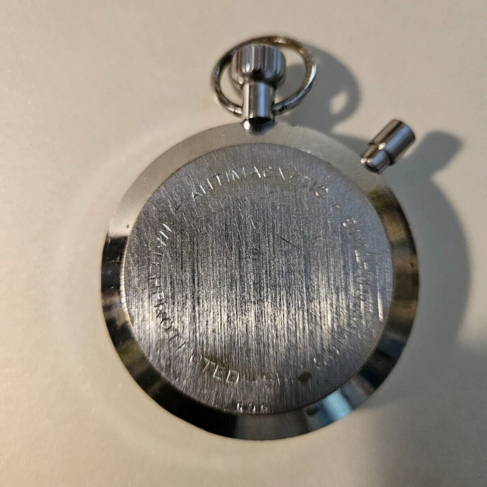 Cronómetro vintage para hombre "HANHART" 3-Steine 1/5 mecánico alemán 3J cronómetro Foto 4 de 4