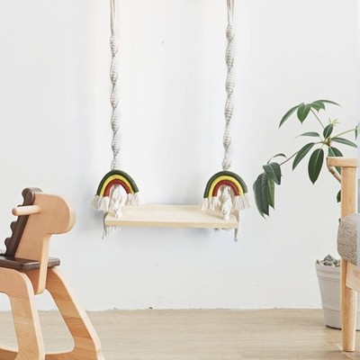 Baby-Hängeschaukel Fotorequisite Regenbogen-Schaukelsitz weich für Studio,