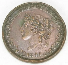 Hard Times Token Not One Cent, HT 58, Extremely Fine, #157