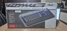 Tastiera Trust KB-16 calcolatrice integrata aperta e usata