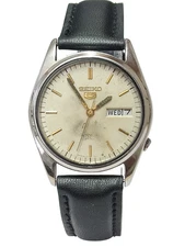 Vintage Seiko Automatic Date Day Dial Wrist Watch  SM303