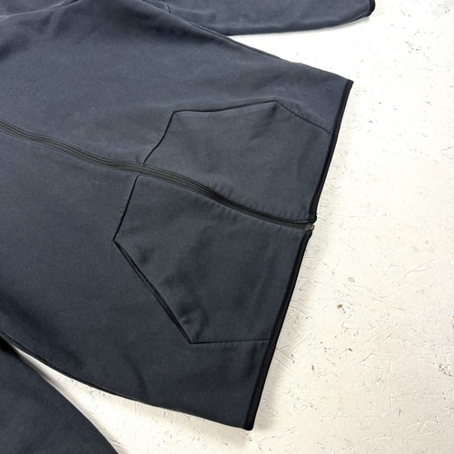Chaqueta con Capucha Uniqlo Elastizada Cremallera Completa Talla Grande Gris Negra Forrada de Vellón Activa - Imagen 4 de 9