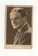 Cinema Stars 1923 - Malcolm Tod (British Actor)