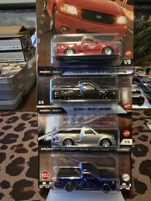 Hot Wheels Premium F-150 Ford Lighting SVT Lot of 4 New In Package