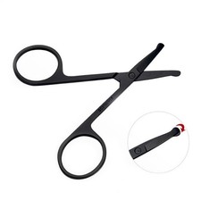 Stainless Steel Nose Hair Scissors, Facial Beauty Grooming Supplies